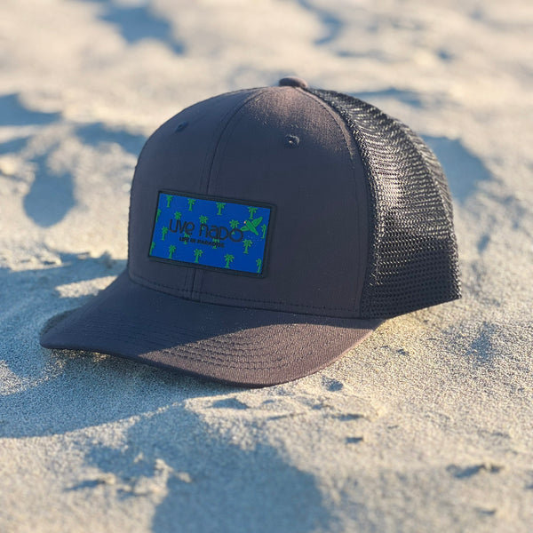 ALAMEDA | PARROTS & PALMS CURVED BRIM TRUCKER HAT