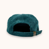 CENTRAL BEACH CORONADO |  CORDUROY FLAT BRIM SURF CAP IN TEAL