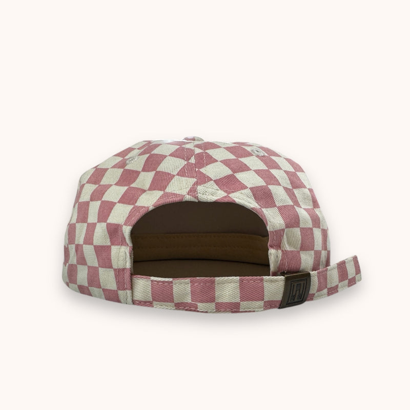 SPRECKELS  |  PINK CHECKERED KIDS SURF CAP