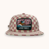 SPRECKELS  |  PINK CHECKERED KIDS SURF CAP