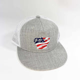 NADO | CROWN FLAG FLAT BRIM TRUCKER