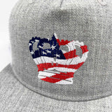 NADO | CROWN FLAG FLAT BRIM TRUCKER