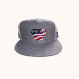 NADO | CROWN FLAG FLAT BRIM TRUCKER