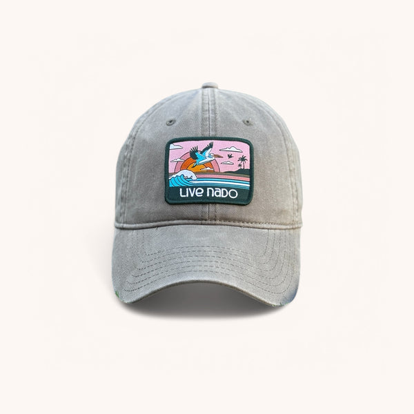 BAYVIEW BASEBALL CAP  |  PINK PELICAN PATCH